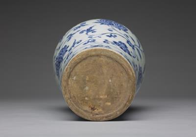 图片[3]-Meiping vase with lotus blossoms in underglaze blue, Ming dynasty, Yongle reign, 1403-1424-China Archive